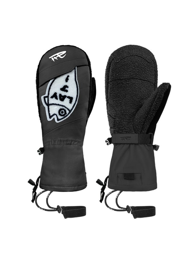 REV Kevlar Pro Bouncing Doll Snowboard Mittens Black REV | Snowears.com