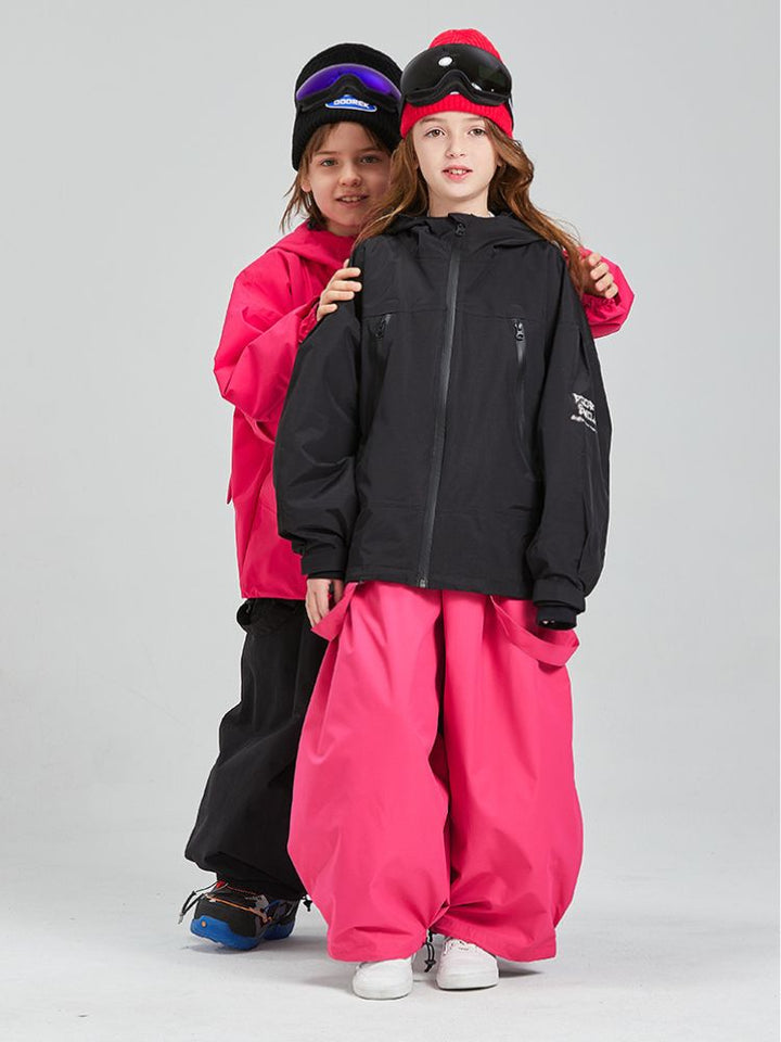 Doorek Kids Rabbit Ears Hooded Jacket - Snowears- Ski Jacket