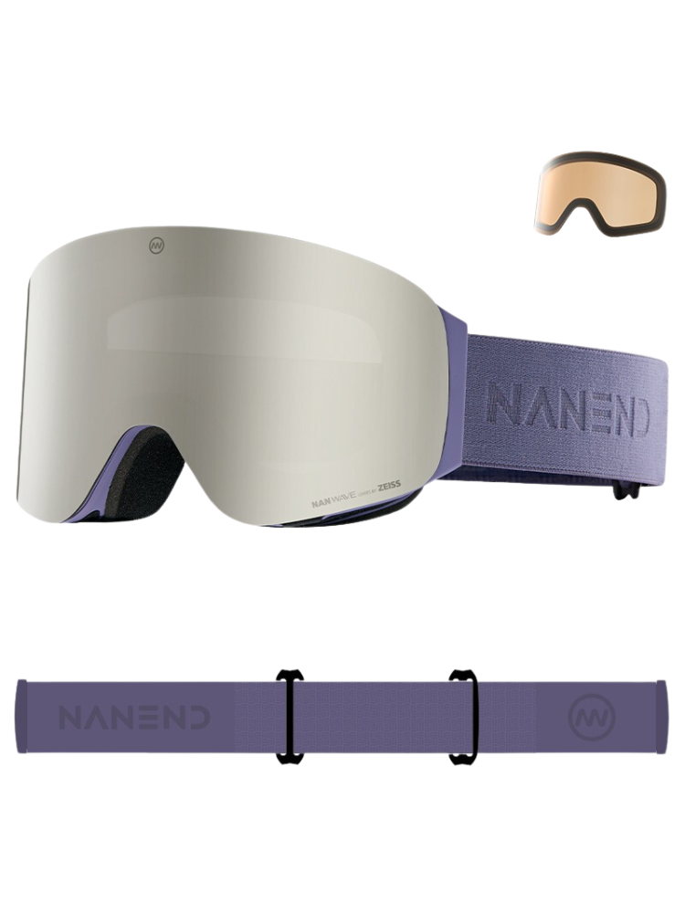 NANEND LumenFlash Zeiss Ski Goggles Purple NANDN | Snowears.com