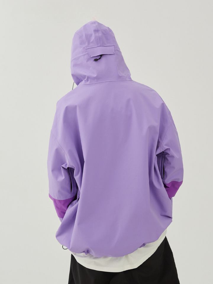 Winter Ticket Violet Oversized Snow Jacket - Unisex - Snowears- Ski/Snowboard Jackets