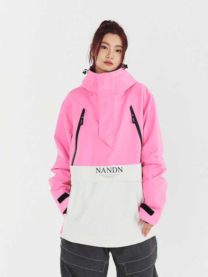 NANDN Insulated Colorblock Hood Jacket - US Only - Snowears- Jackets