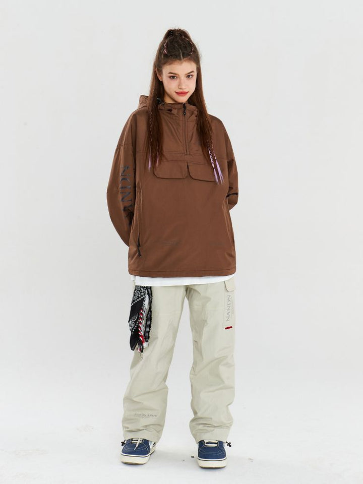 NANDN Outerwear Ski Pullover Shell Jacket - Women's - Snowears- Jackets