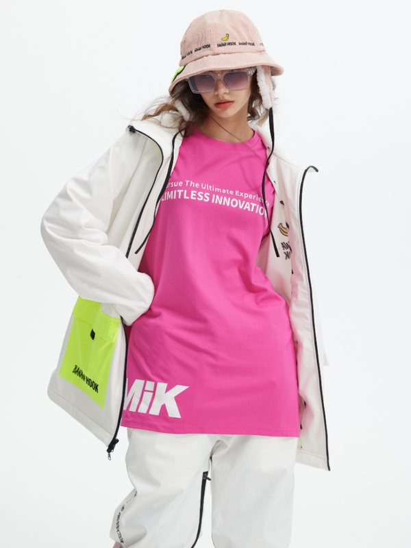 Tolasmik X Banana Hook Colorblock Collar Jacket - Women's