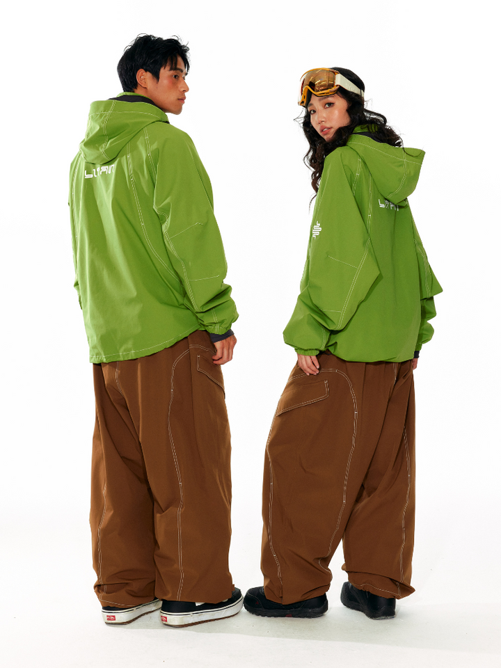 LITAN Gateway Baggy Cargo Pants - Unisex - Snowears- bib pants