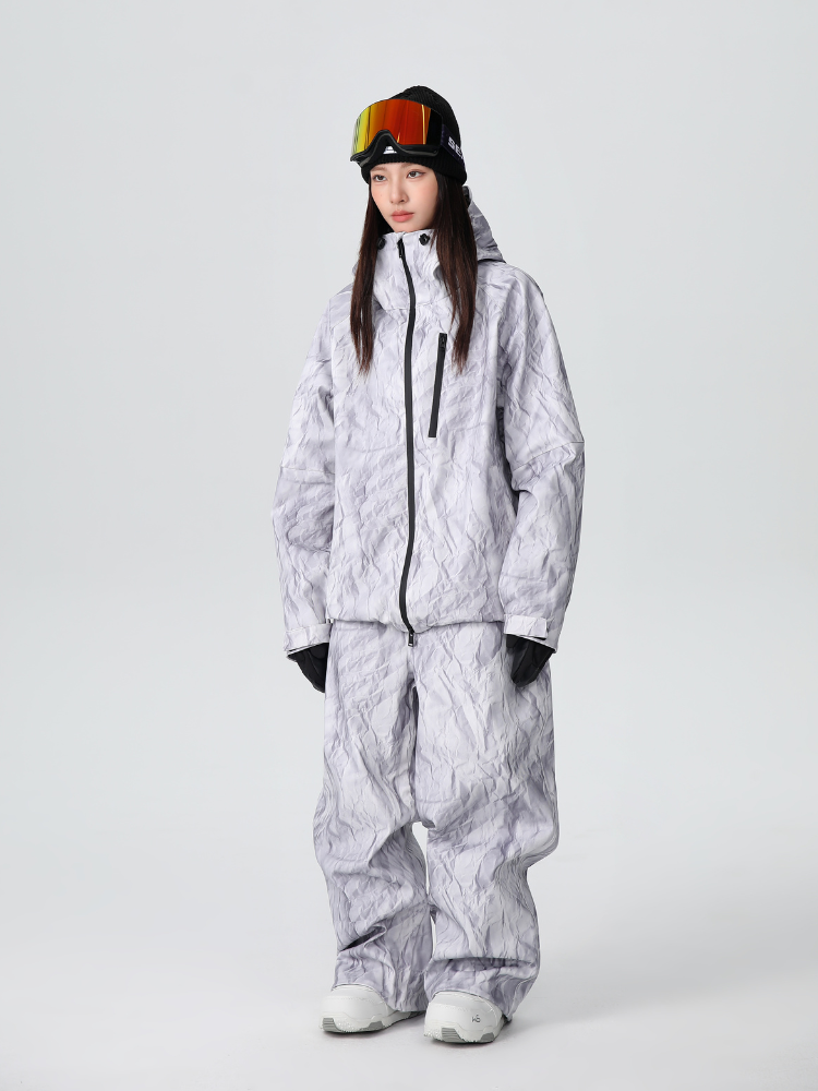 Searipe Denim Drift Baggy Snow Suit - Women's - Snowears- Suits