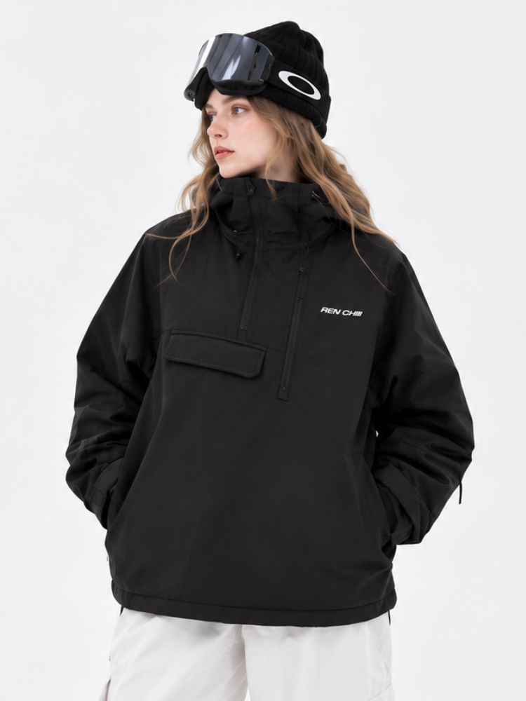 Renchill スノボウェア 上 黒 XL renchill – Snowears