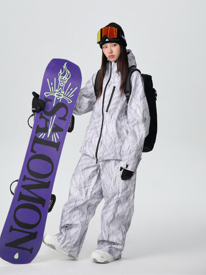 Searipe Denim Drift Baggy Snow Suit - Women's - Snowears- Suits