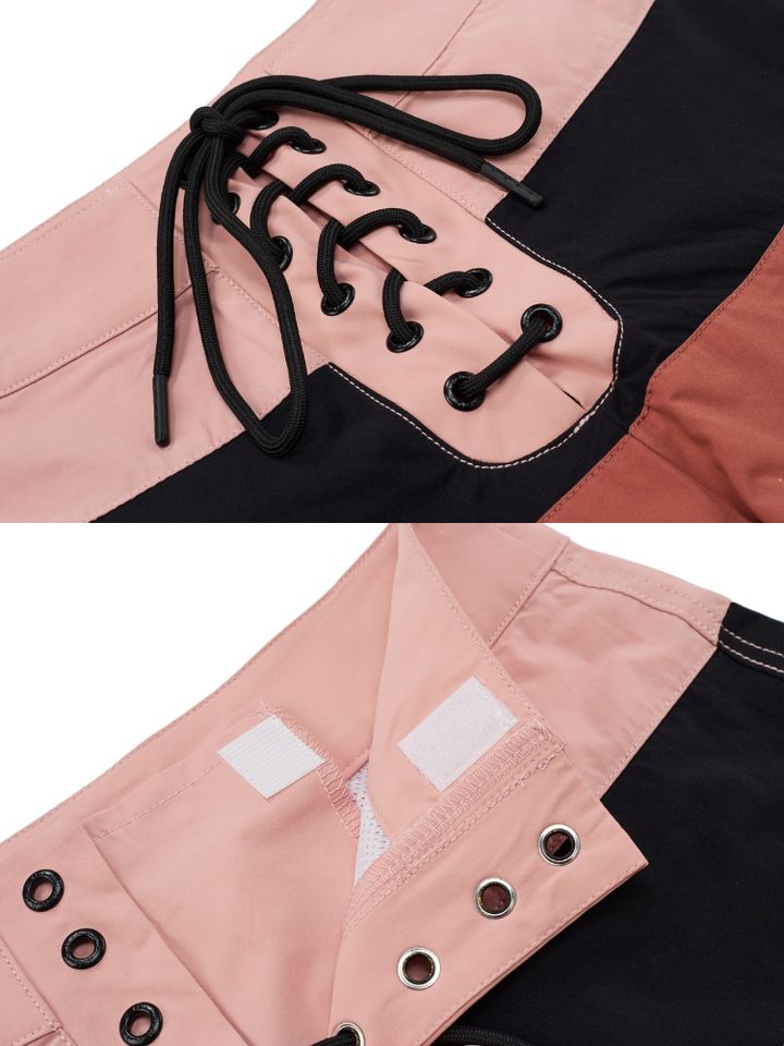 CHILLHANG Colorblock High-Waist Board Shorts - Women's - Snowears- shorts