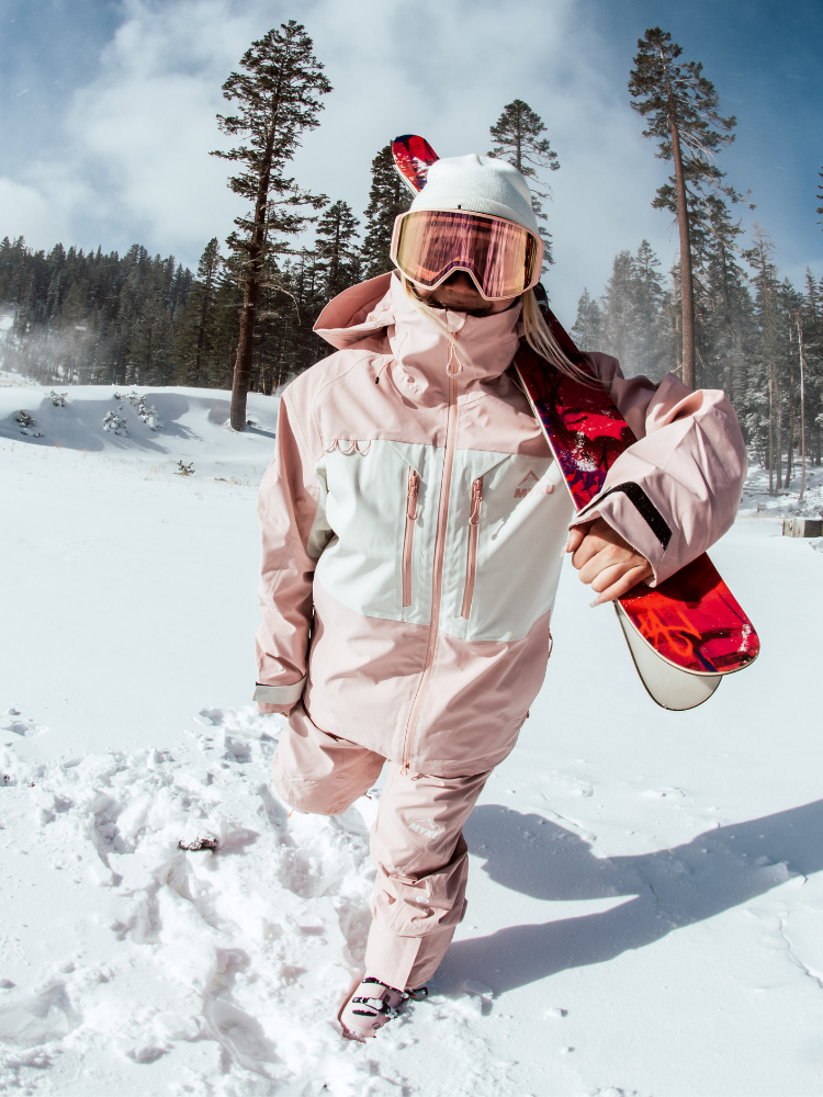 MYKU Arctic 3L Insulated Snow Jacket - Unisex Pink MYKU | Snowears.com