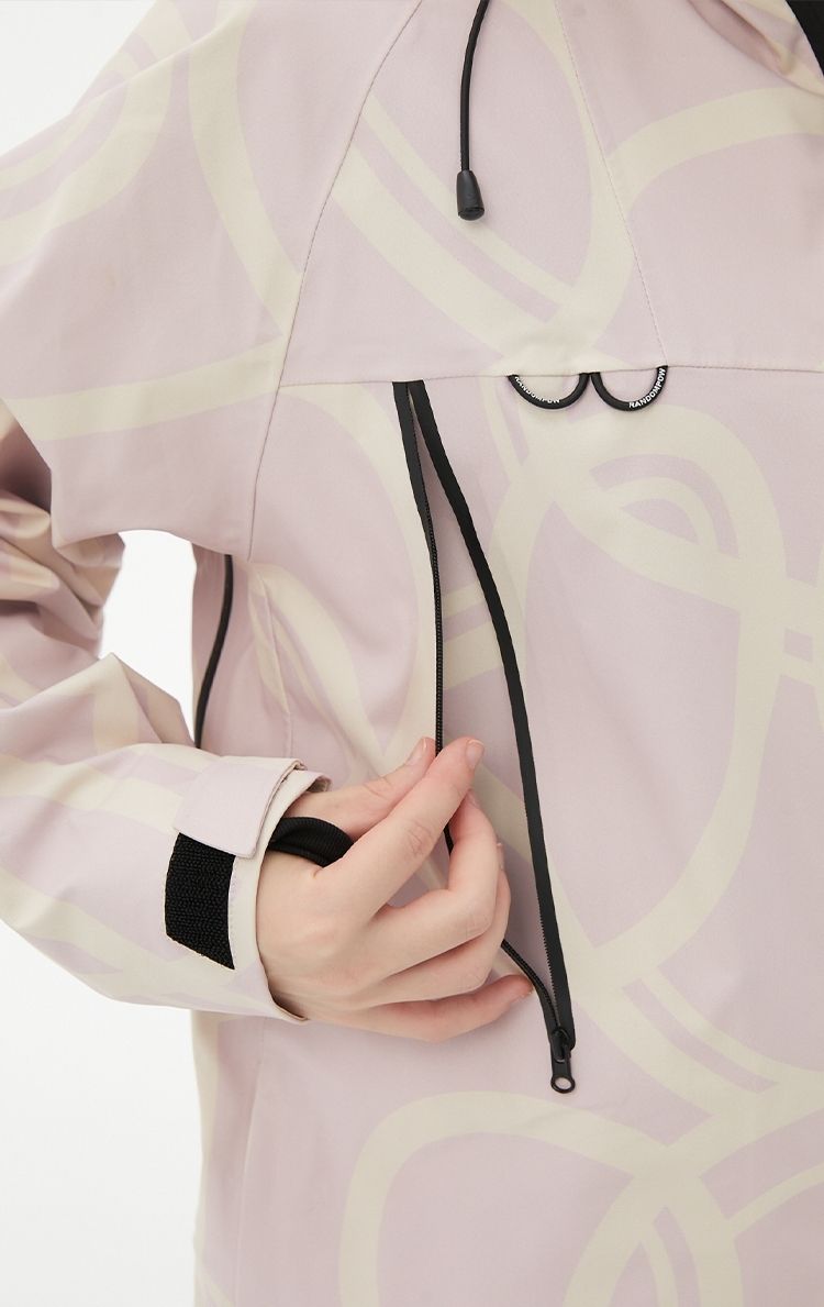 RandomPow Freestyle Light Pink RECCO® Shell Jacket - Women's - Snowears- Shell Jacket