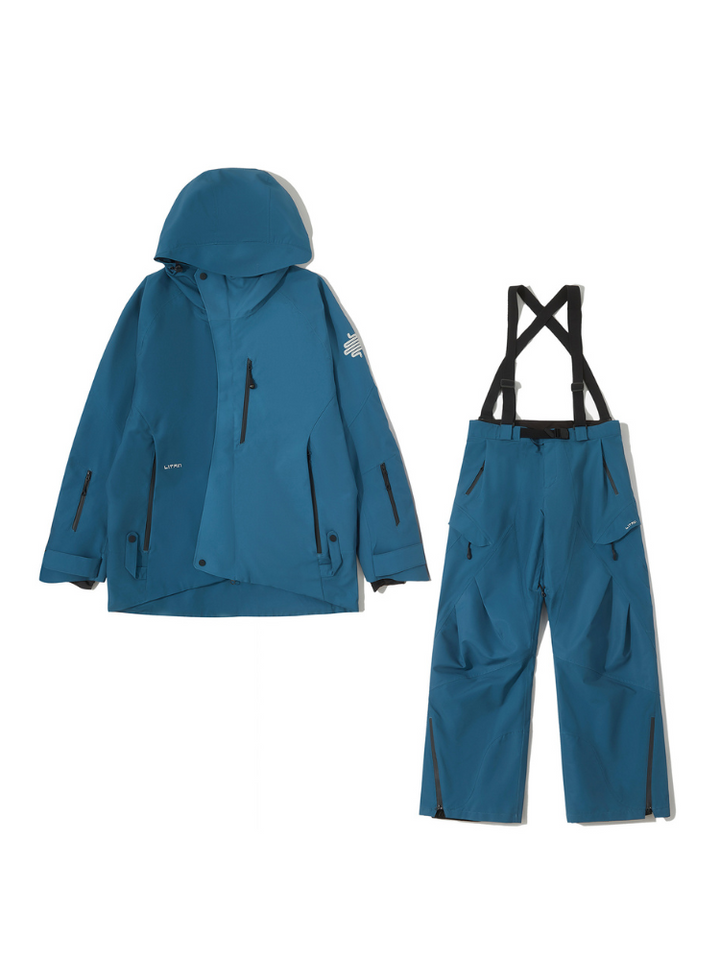 LITAN Gradient Color Mountain Snow Suit - Unisex - Snowears
