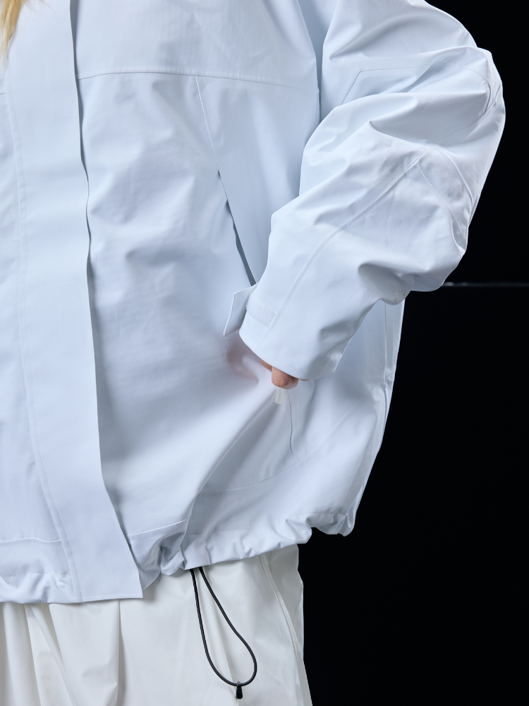 Hellystudio Elemental White 3L Snow Jacket - US ONLY - Snowears- Ski/Snowboard Jackets