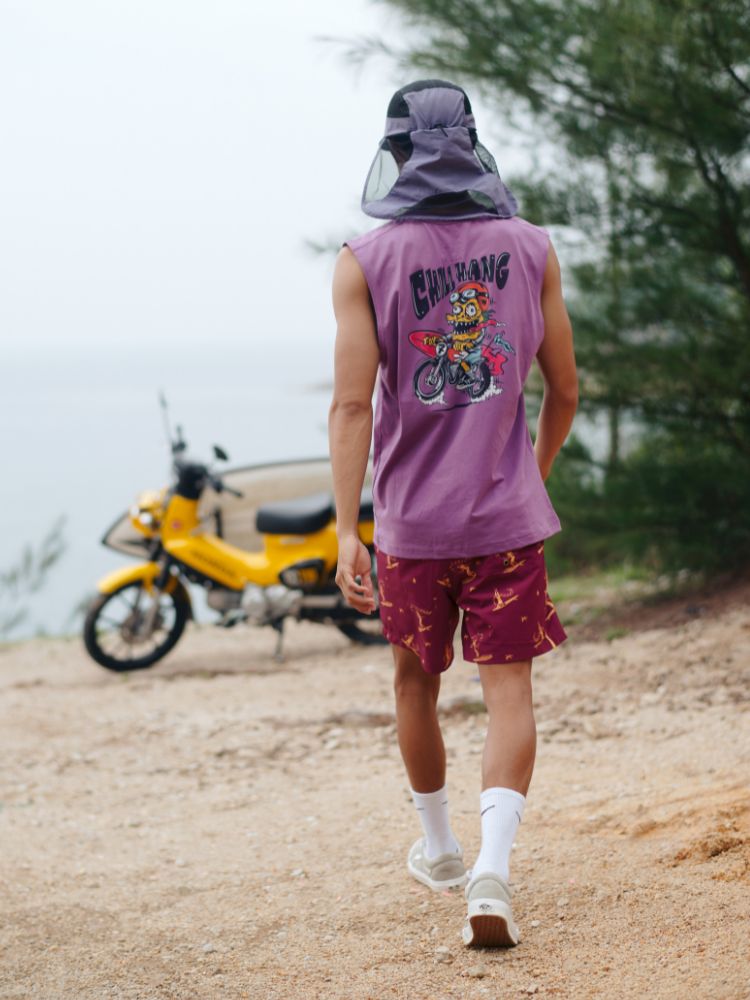 CHILLHANG Skateboard Print Tank Top - Unisex ChillHang | Snowears.com