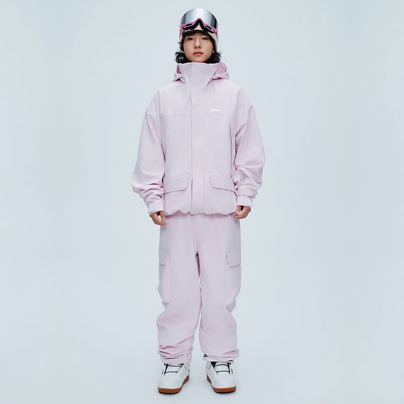 NIS 2L Solid Color Loose Jacket - Unisex - Snowears- Ski/Snowboard Jackets