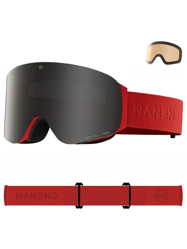 NANEND LumenFlash Zeiss Ski Goggles - Snowears- goggle