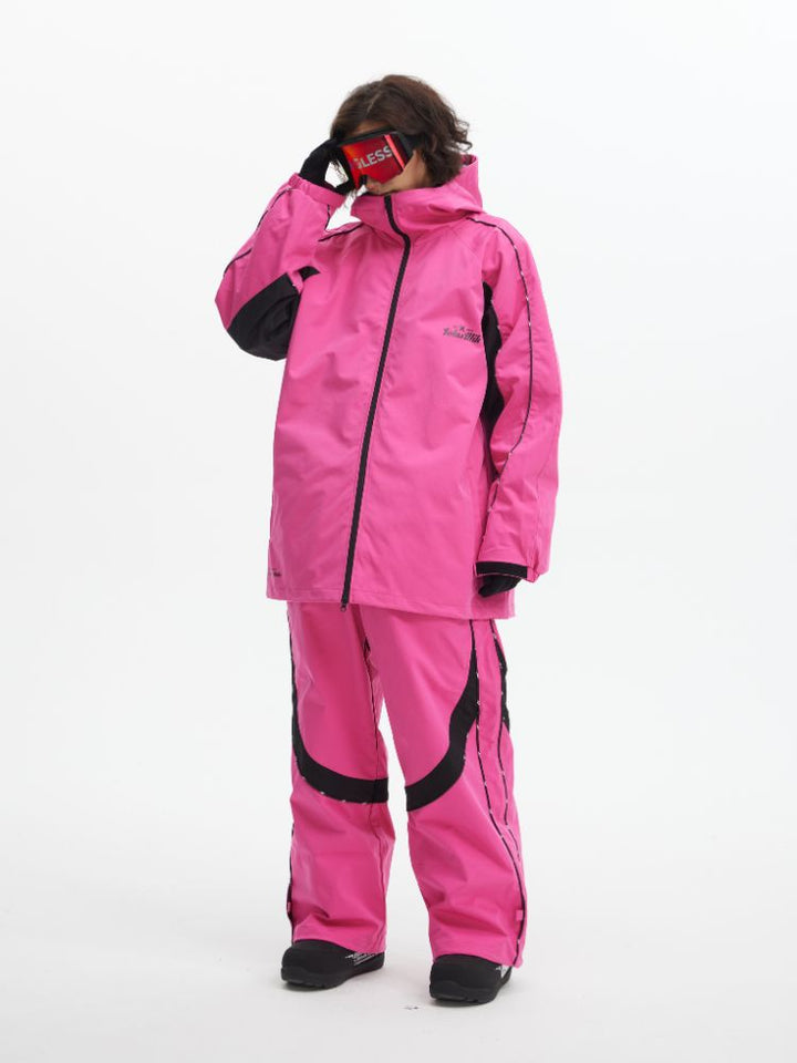 Tolasmik TK PRO+ Printed Stitching Snow Suit - Women's - Snowears- Women snow/ski suits