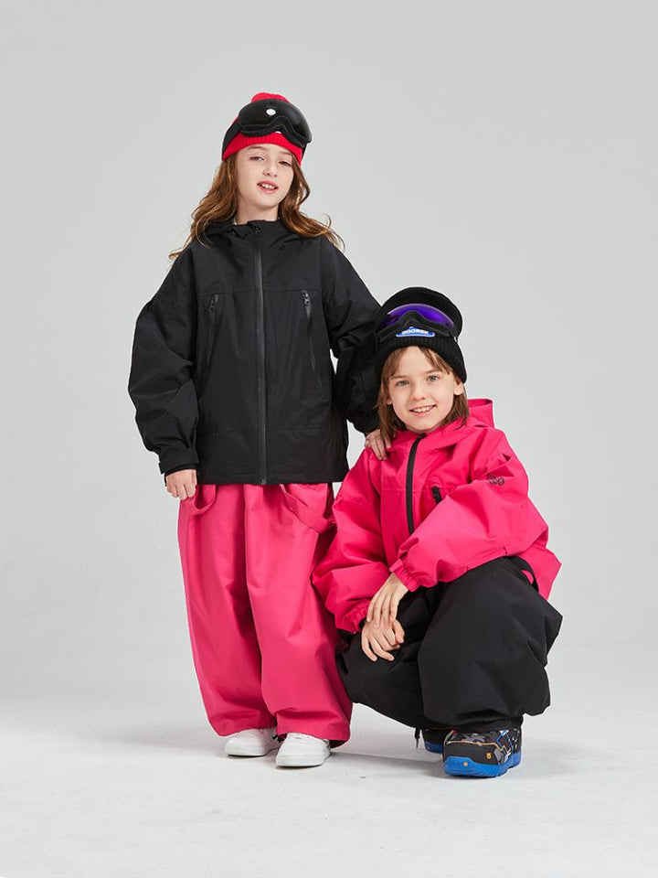 Doorek Kids 3M Thinsulate Adjustable Suspenders Snow Pants - US Only - Snowears- Kids snowboard/Ski Pants