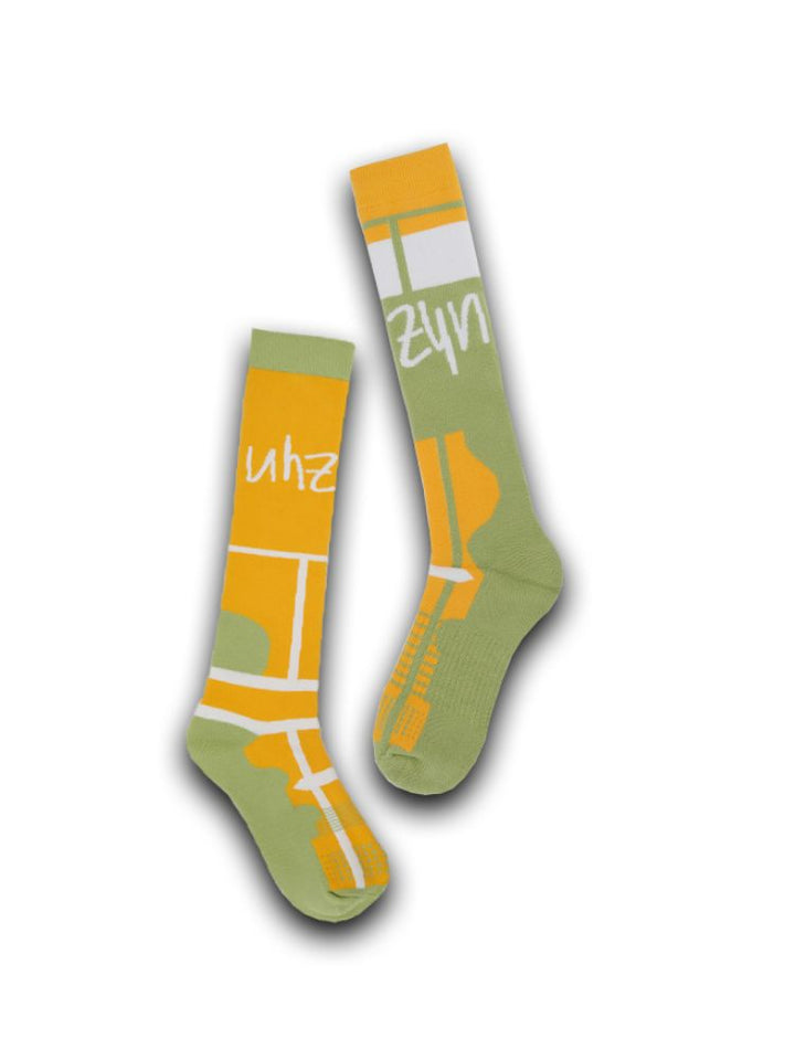Uhznus Chic Printing Ski Socks - Snowears-snowboarding skiing jacket pants accessories