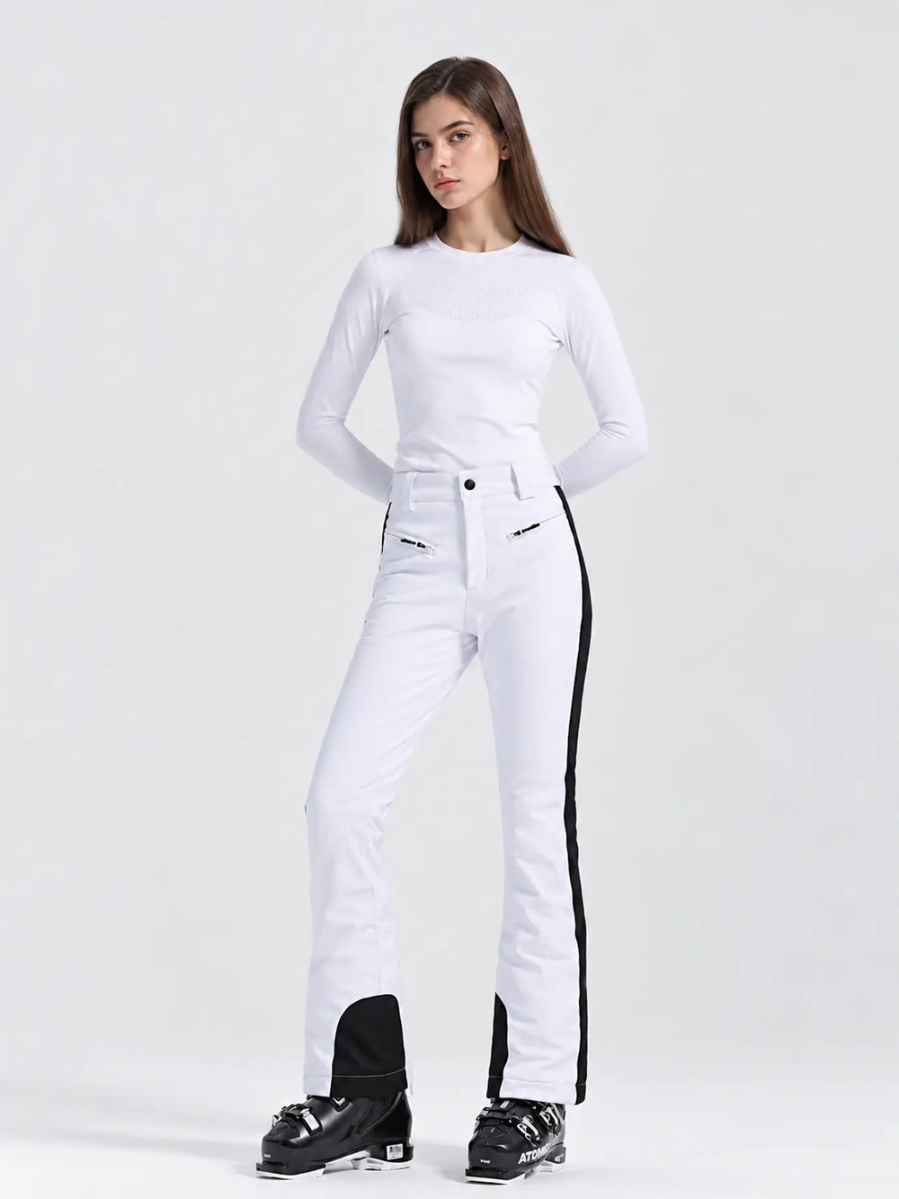 Gsou Snow Elegant High Waist Stretch Pants - Women's - Snowears- pants