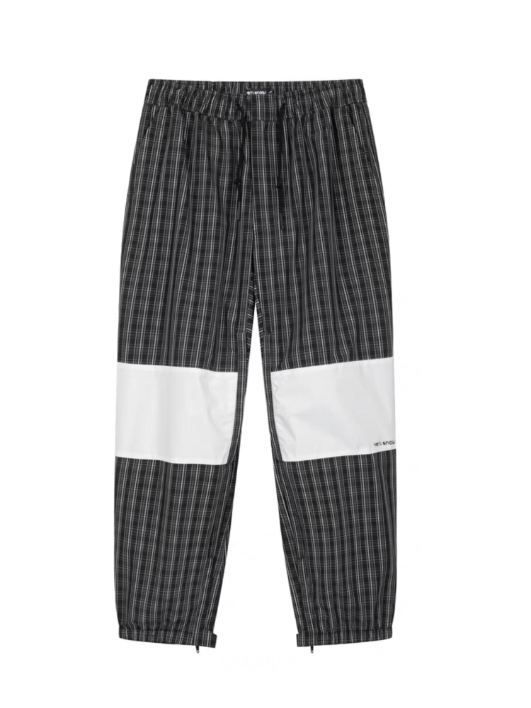 Yetisnow Chequered Black Suit - Women's - Snowears- Women snow/ski suits