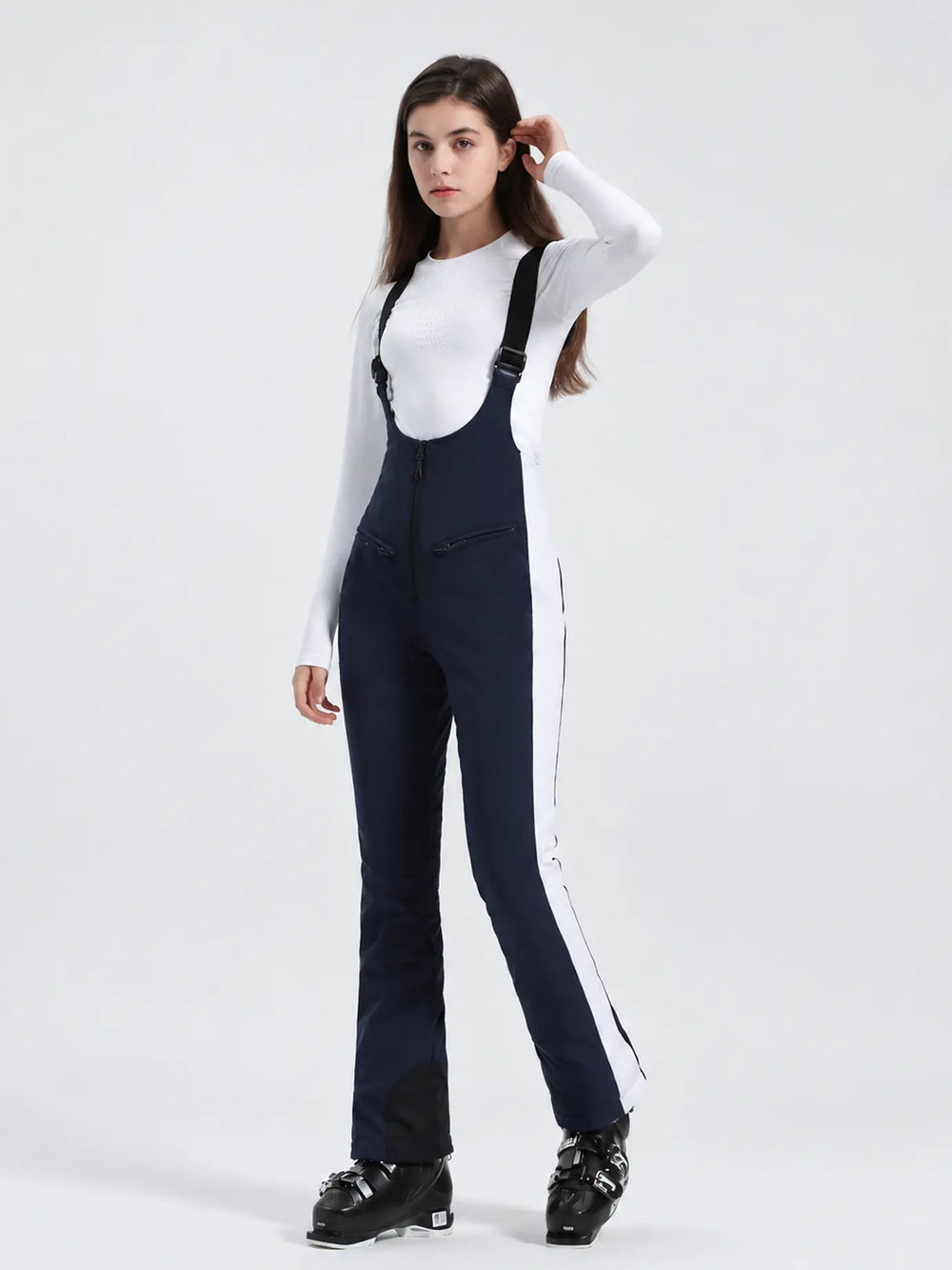 Gsou Snow Trendy Slim Fit Snow Bibs - Women's
