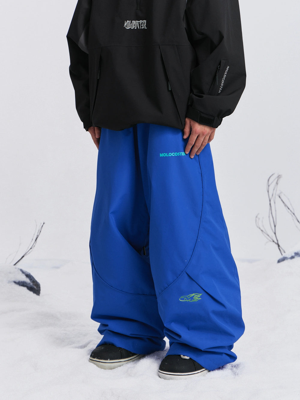 Molocoster Popline Baggy Snow Pants - Unisex