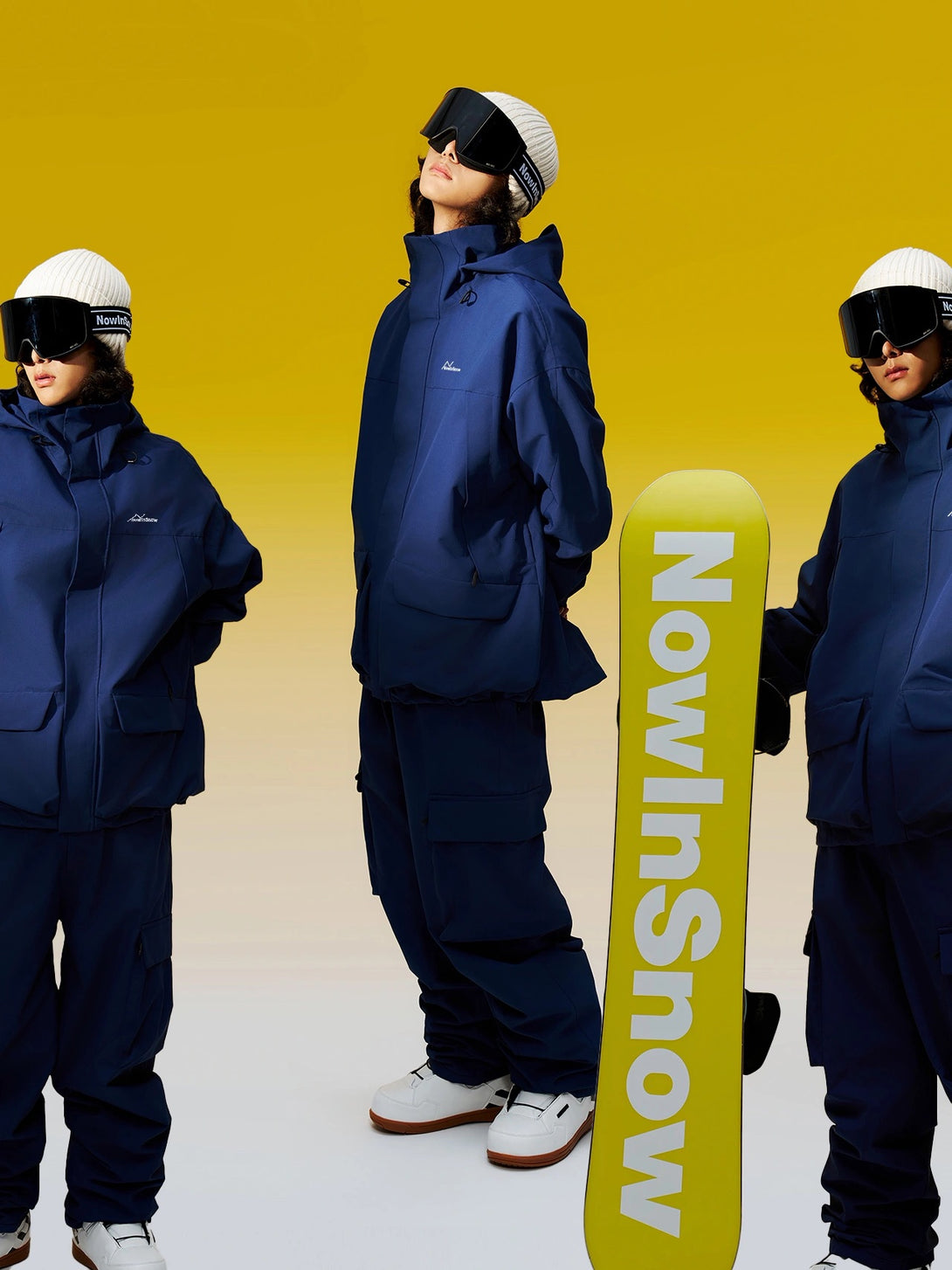 NIS 2L Solid Color Loose Jacket - Unisex - Snowears- Ski/Snowboard Jackets