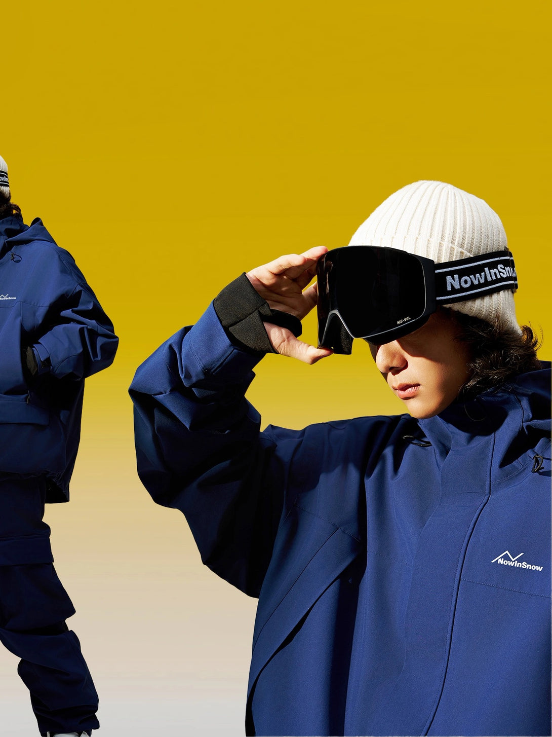 NIS 2L Solid Color Loose Jacket - Unisex - Snowears- Ski/Snowboard Jackets