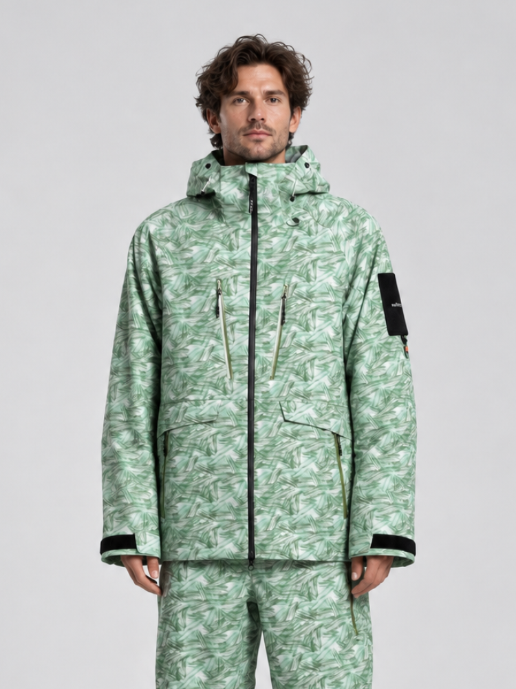 Jungfrau Aurora Green 3L Snow Jacket - Unisex Jungfrau | Snowears.com