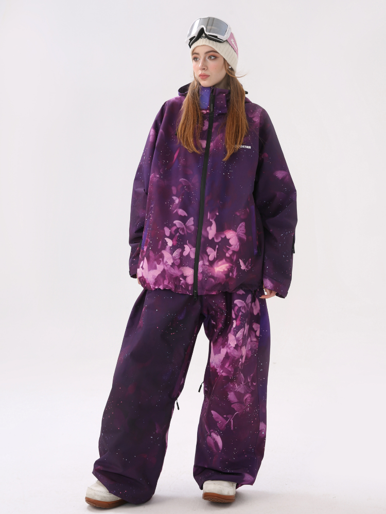 Molocoster 3L Dreamy Purple Snow Suit - Unisex - Snowears- Suits