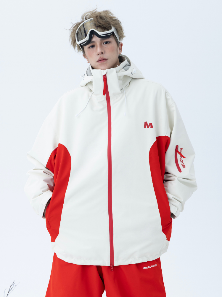 Molocoster Colorblock 3L Baggy Snow Jacket - Unisex - Snowears- Coats & Jackets