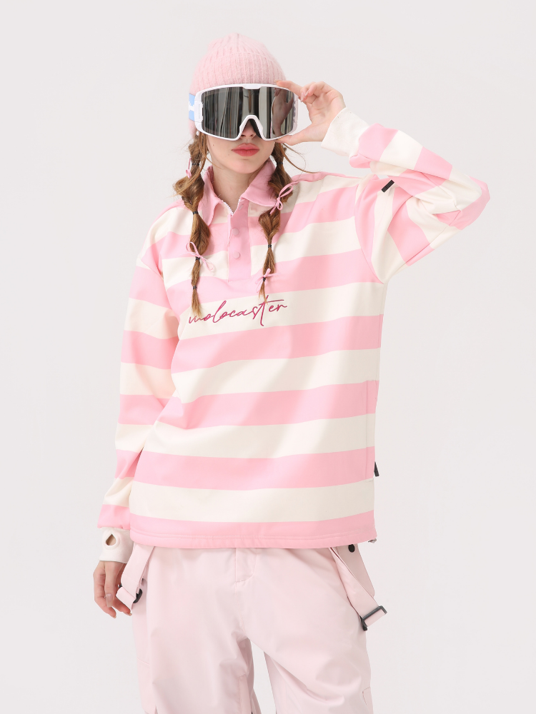 Molocoster Colorblock Striped Ski Sweatshirt - Unisex - Snowears- Hoodies & Sweaters