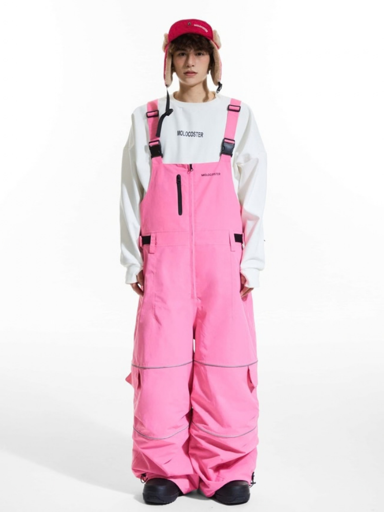 Molocoster Reflective Baggy Style Bibs - Unisex - Snowears- 