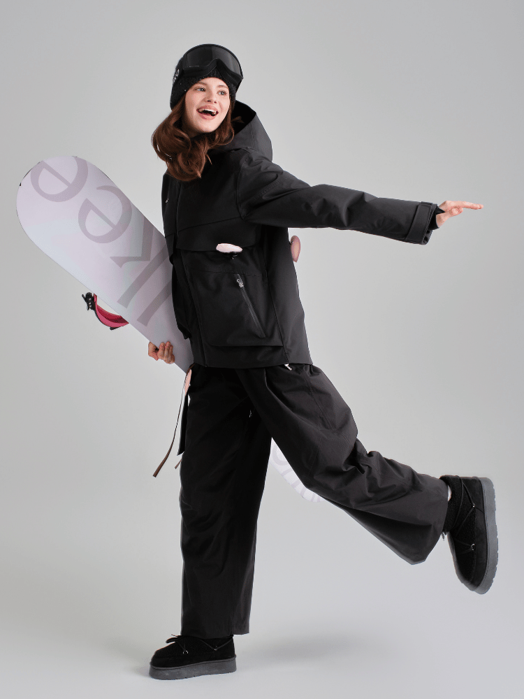 Solkee LoveCore 3L All-Taped Snow Suit – Women’s Black Solkee | Snowears.com