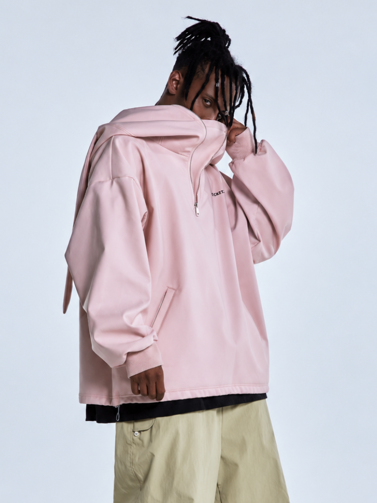 RenChill Rabbit Fleece Hoodie - Unisex Pink Renchill | Snowears.com