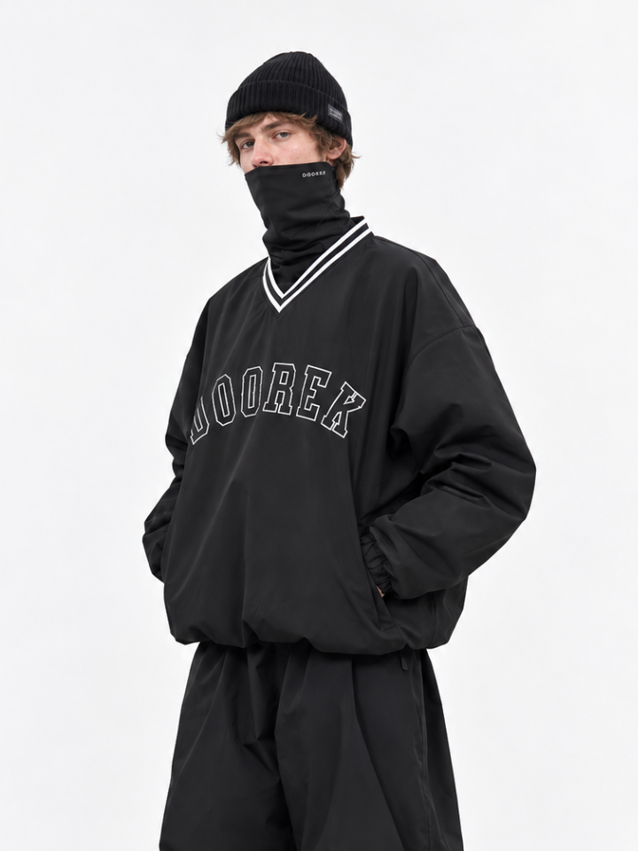Doorek Baseball V-Neck Ski Pullover - Unisex – Snowears