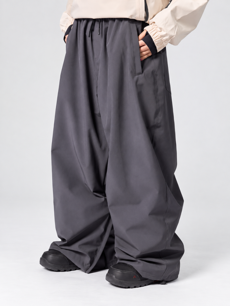Doorek Baggy Barrel Snow Pants - Unisex Gray Doorek | Snowears.com