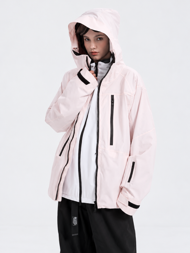 Doorek 3L Powline Fleece Snow Jacket - Women's Pink Doorek | Snowears.com
