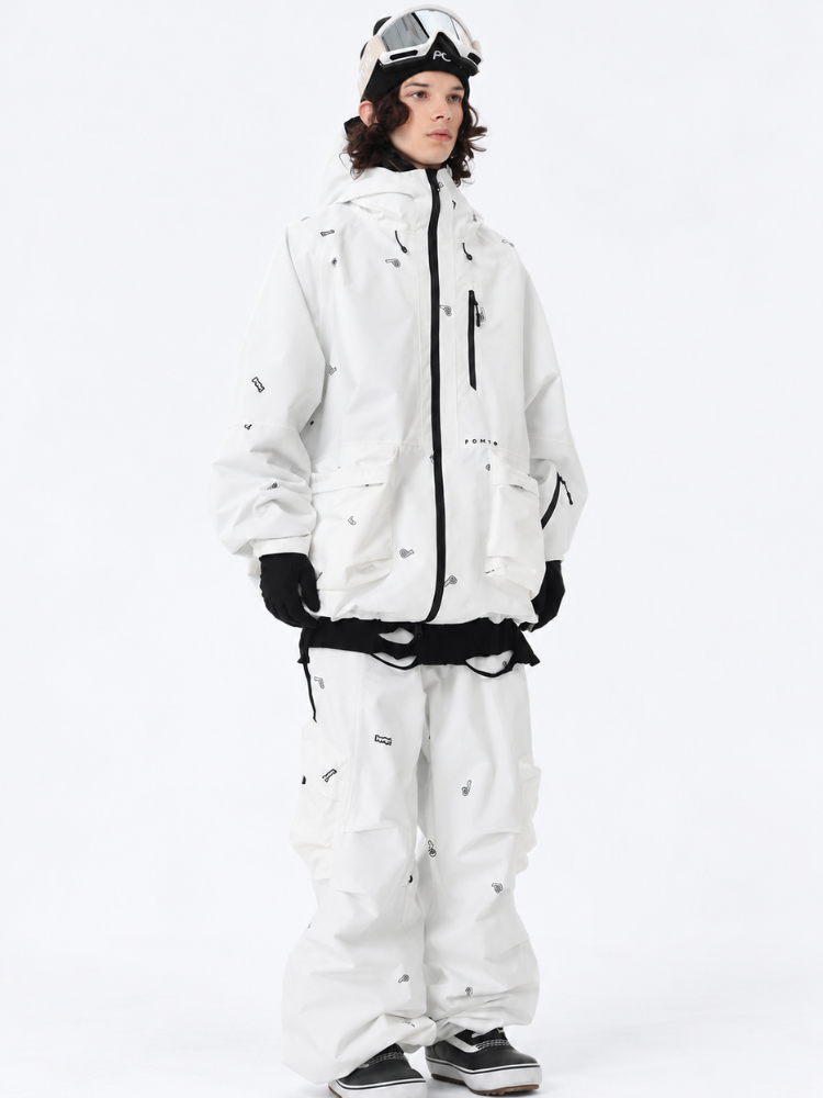 POMT CleanF Drift Graffiti 2L Baggy Snow Suit – Unisex