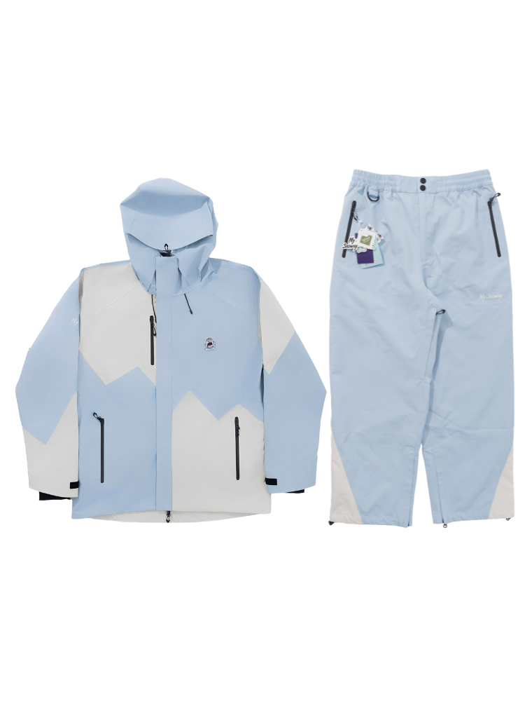 MYSNOWAY Glacier Blue 3L Snow Suit - Men's - Snowears- Suits