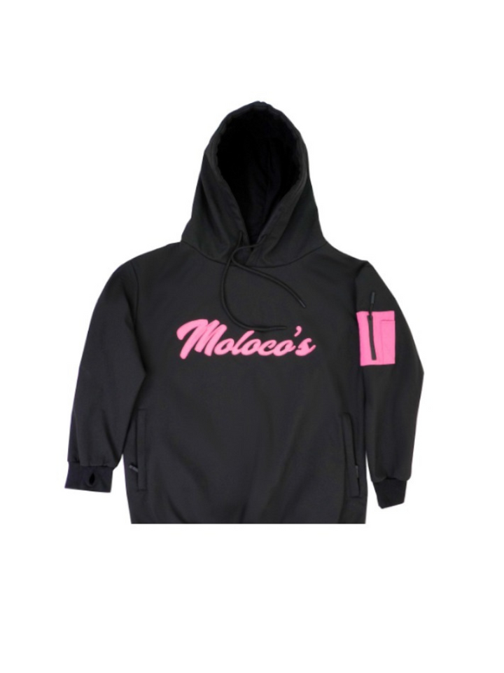 Molocoster Pink Crest Pullover Hoodie - Unisex - Snowears- Hoodies & Sweaters