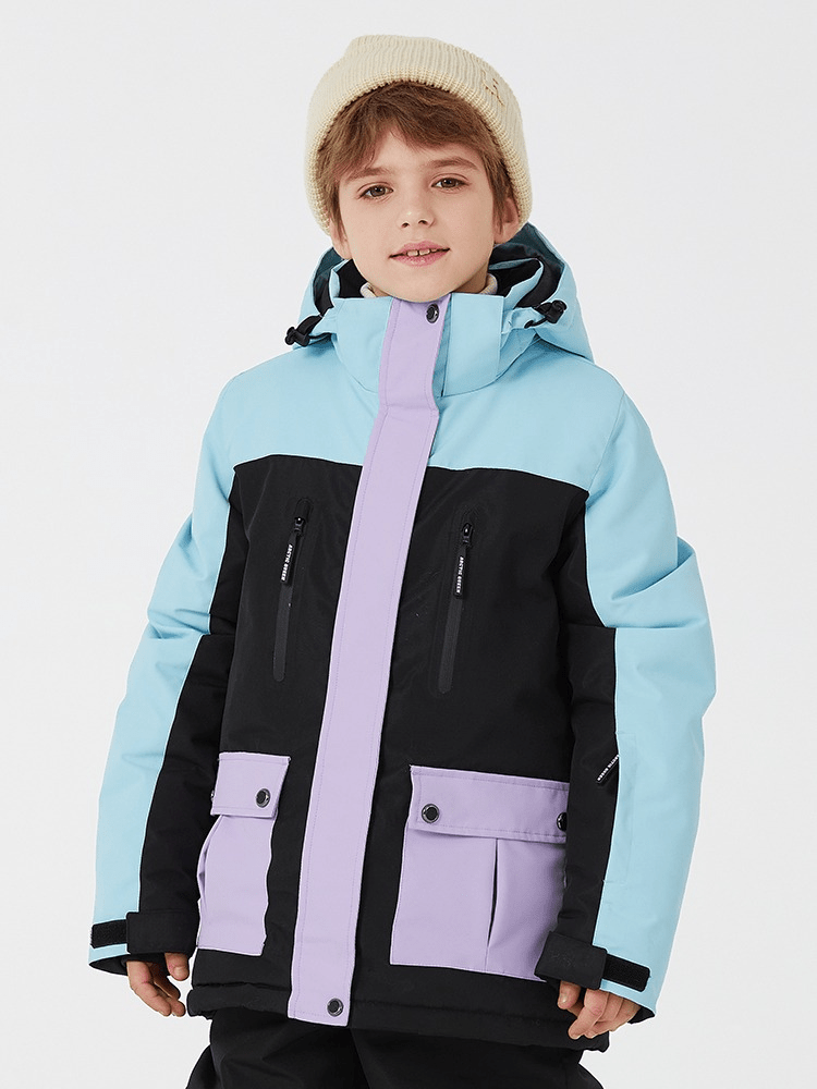 ARCTIC QUEEN Kids Bold Colorblock Ski Jacket [Limited Region] ARCTIC QUEEN | Snowears.com