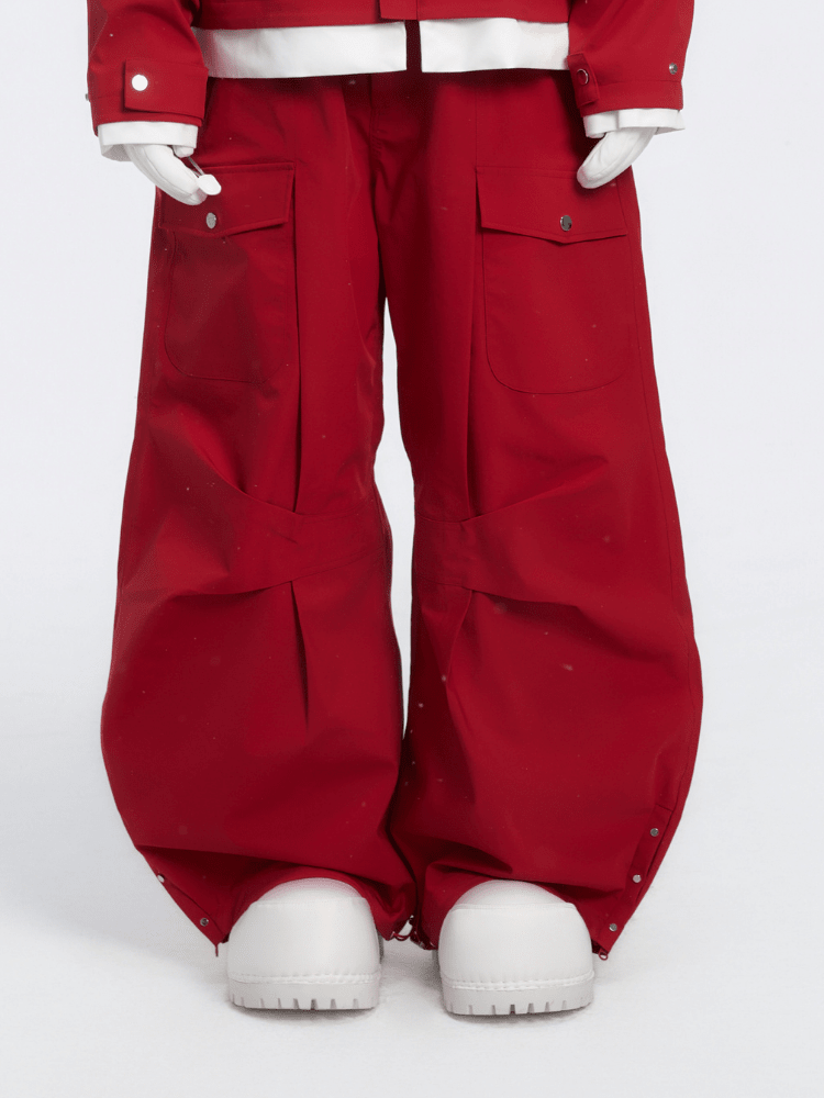 BCG 3D Bow Ski Pants [Limited Region] Red BCG | Snowears.com