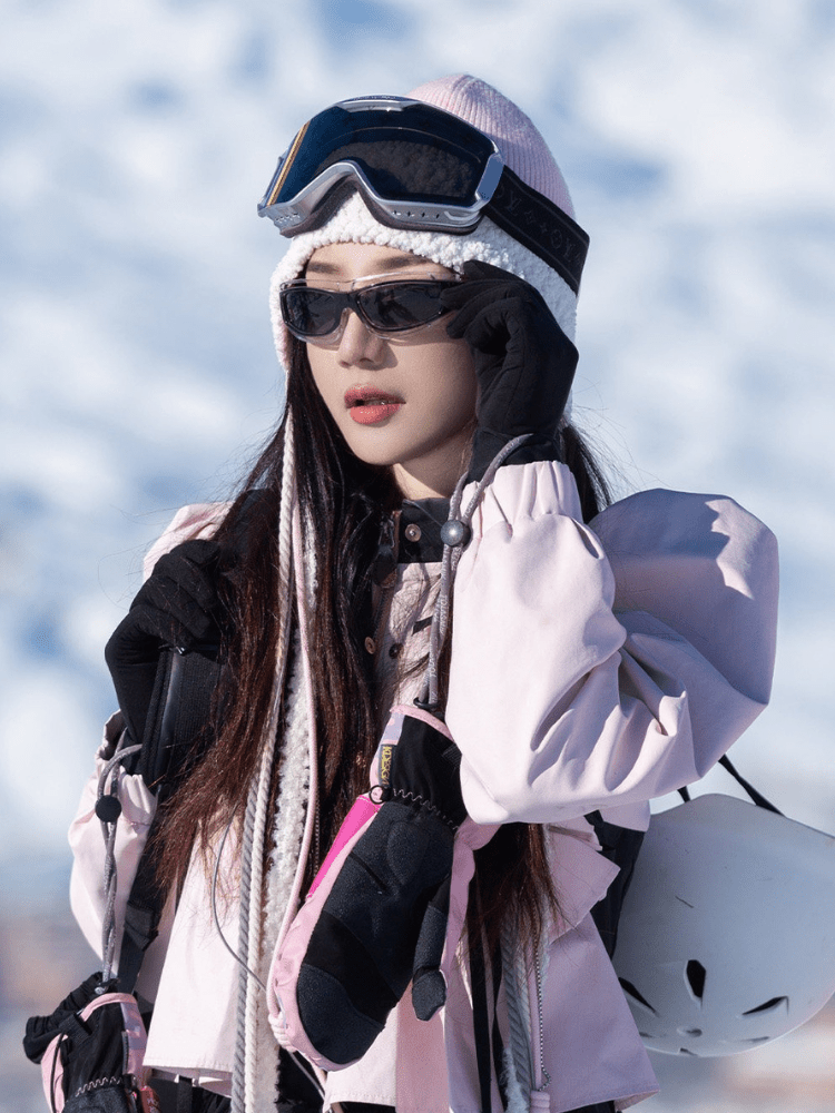 BCG Pink Plush Earflap Beanie BCG | Snowears.com