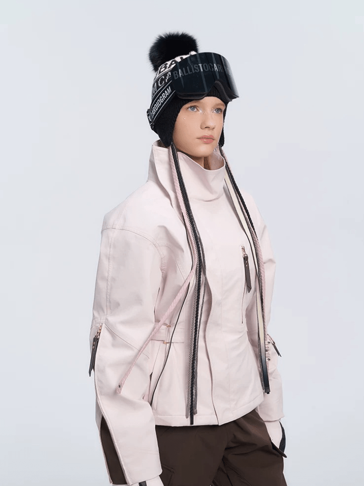 BCG Ribbon Earflap Pom Beanie