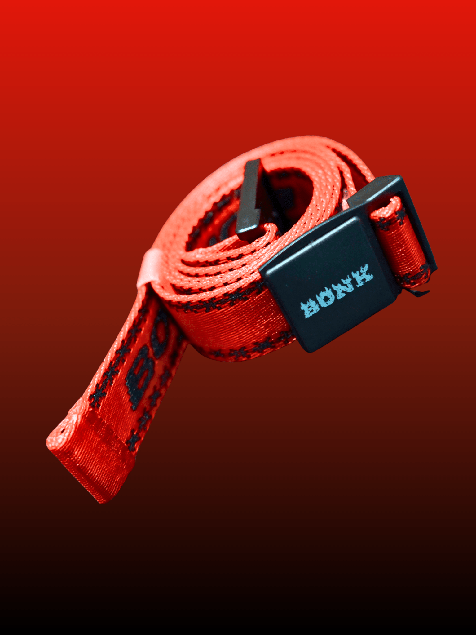 BONK Utility Red Webbing Belt Red BONK | Snowears.com