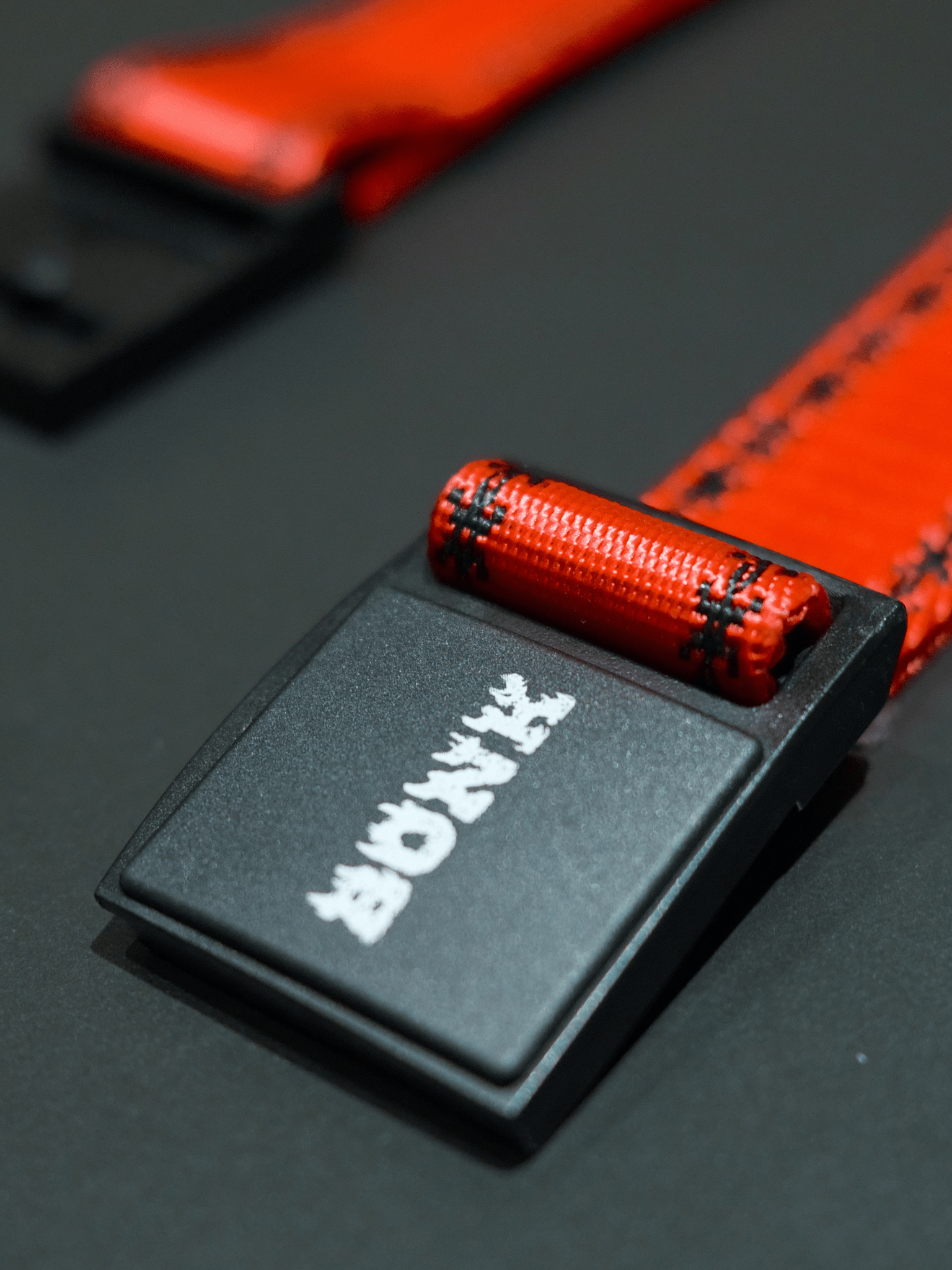 BONK Utility Red Webbing Belt BONK | Snowears.com