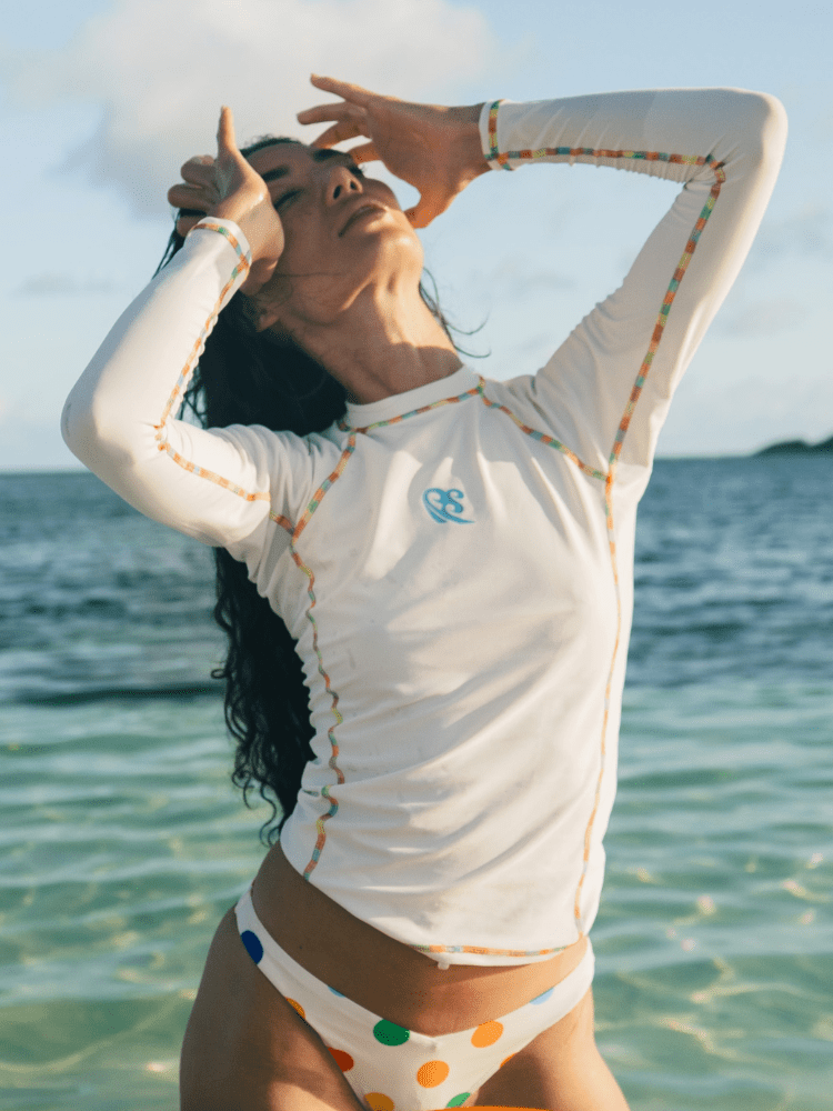 CHILLHANG OceanLine Long Sleeve Rash Guard - Women's ChillHang | Snowears.com
