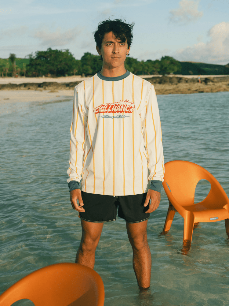CHILLHANG Retro Moto Striped UPF 50+ Shirt – Men’s ChillHang | Snowears.com