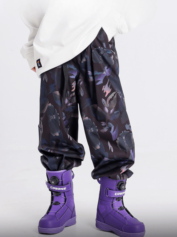 Cosone Baggy Style Pants - Unisex Purple Cosone | Snowears.com